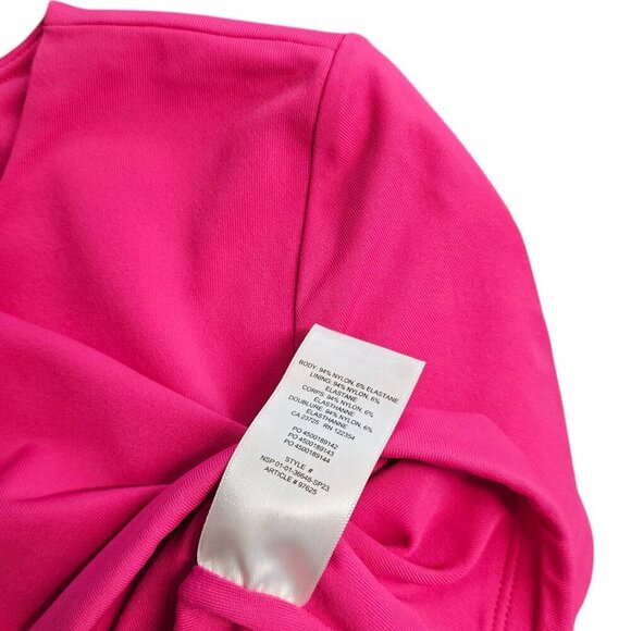 Aritzia Babaton Contour Super Cropped Pink T-Shirt, Size Medium - Picture 7 of 8